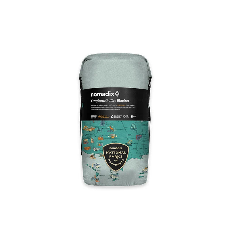GRAPHENE PUFFER BLANKET -NationalParkMap