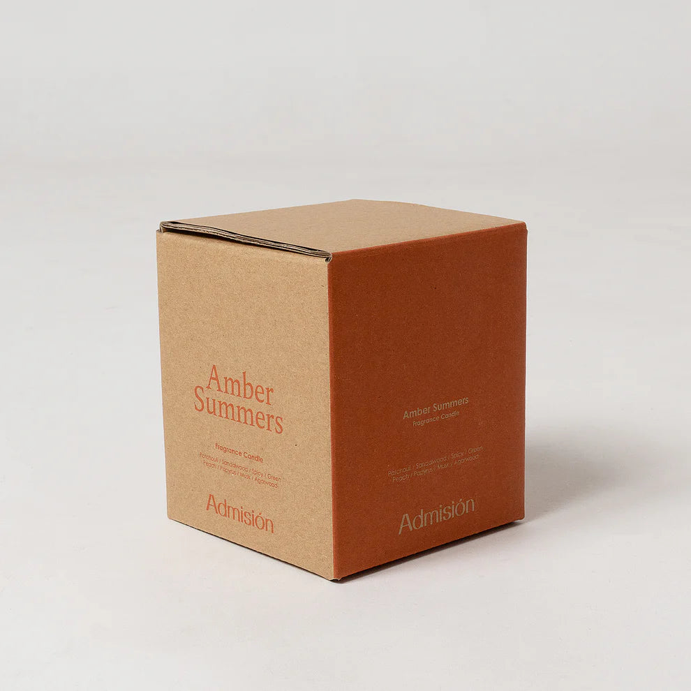 Admisión Fragrance Candle Amber summers