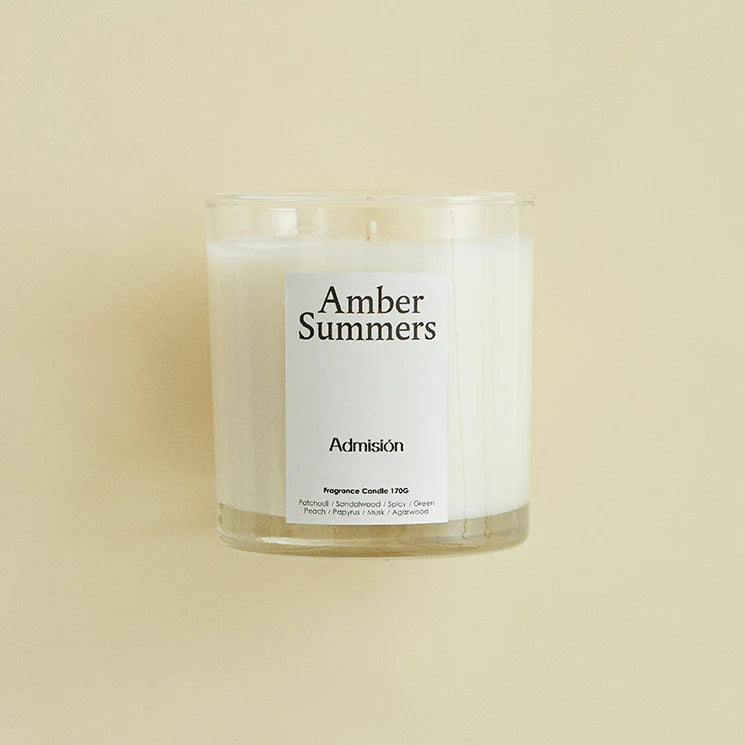 Admisión Fragrance Candle Amber summers