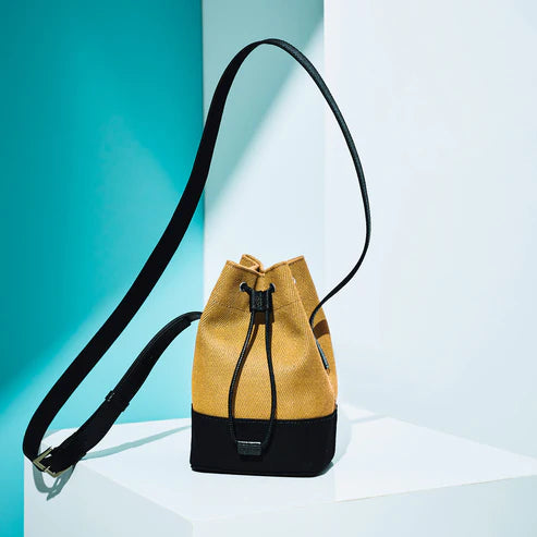 ETELA Mini string bag - Mustard