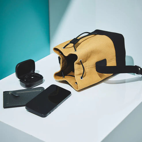 ETELA Mini string bag - Mustard