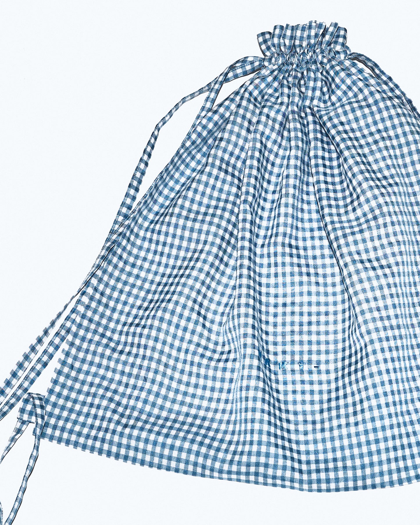 Knapsack / GINGHAM CHECK L.BLUE