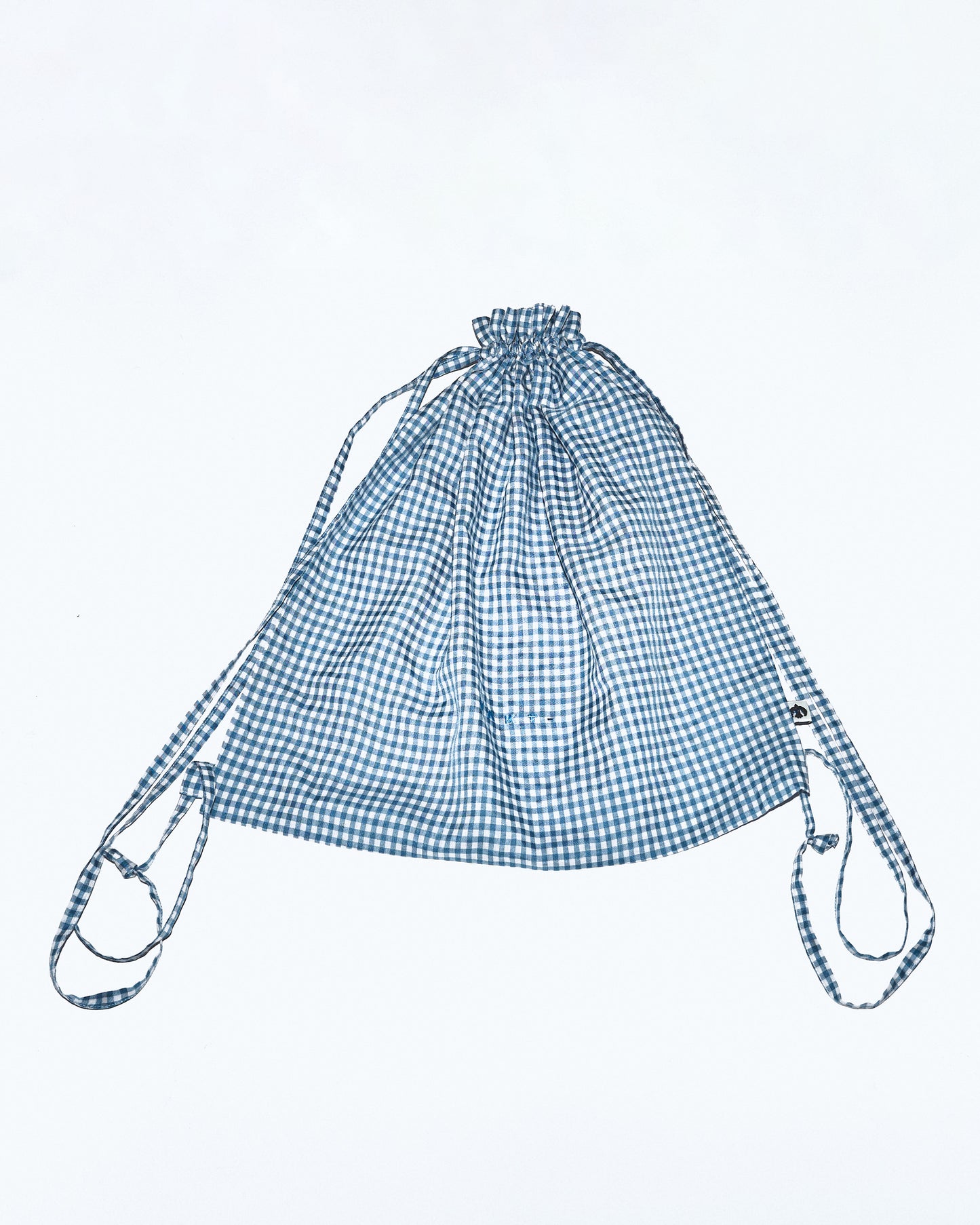 Knapsack / GINGHAM CHECK L.BLUE