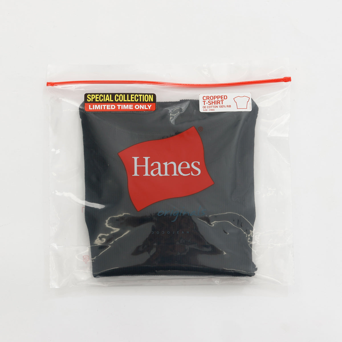Hanes originalsクロップTシャツ by THE DODO JEAN / BLACK