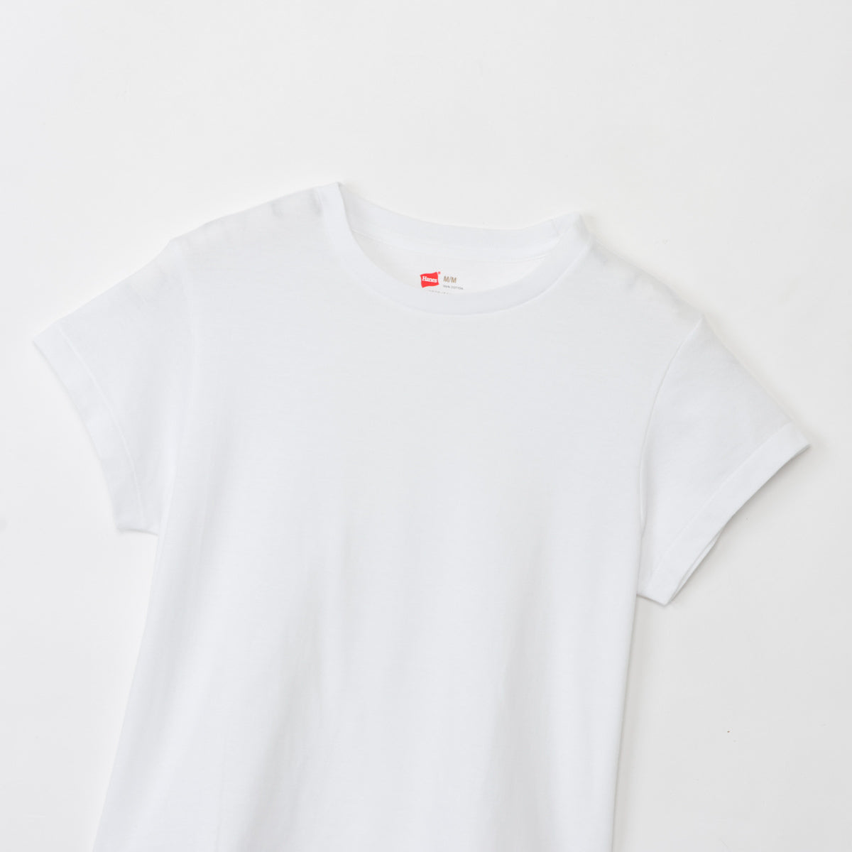 2P クルーネックショートスリーブ・ロングスリーブTシャツby THE DODO JEAN / WHITE