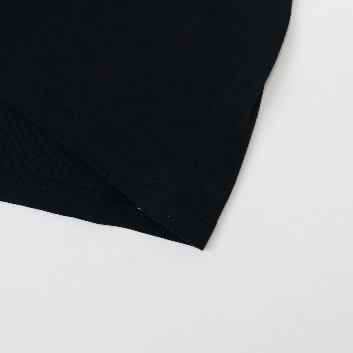 2P クルーネックショートスリーブ・ロングスリーブTシャツby THE DODO JEAN / BLACK