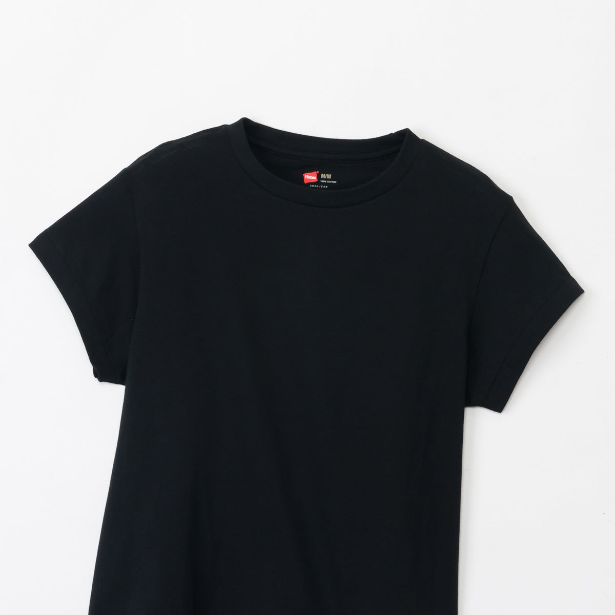2P クルーネックショートスリーブ・ロングスリーブTシャツby THE DODO JEAN / BLACK
