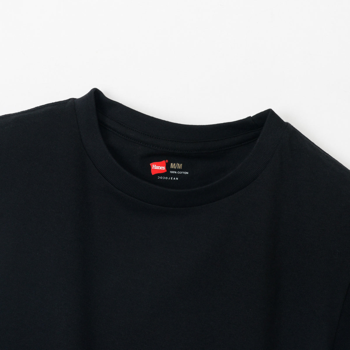 2P クルーネックショートスリーブ・ロングスリーブTシャツby THE DODO JEAN / BLACK