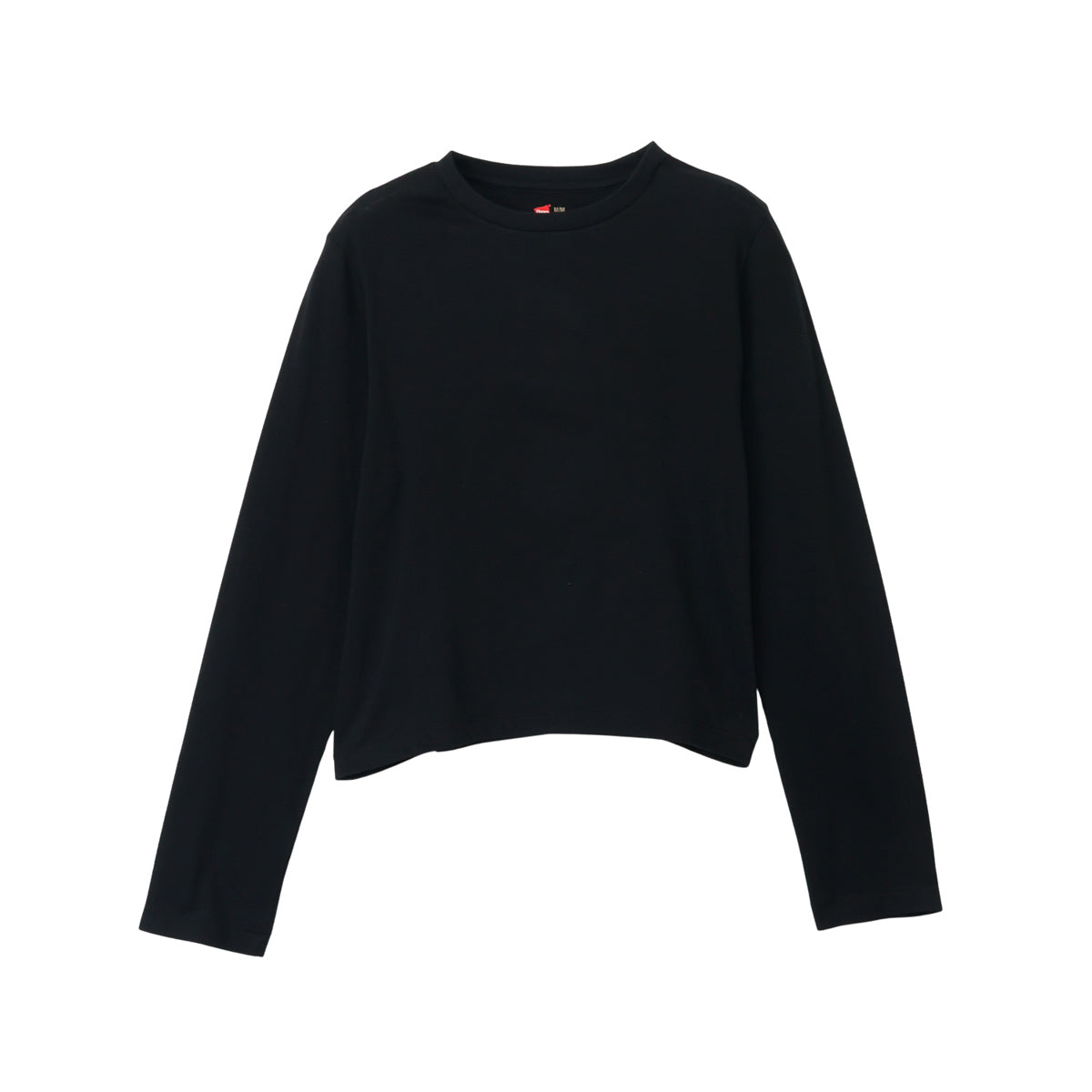2P クルーネックショートスリーブ・ロングスリーブTシャツby THE DODO JEAN / BLACK