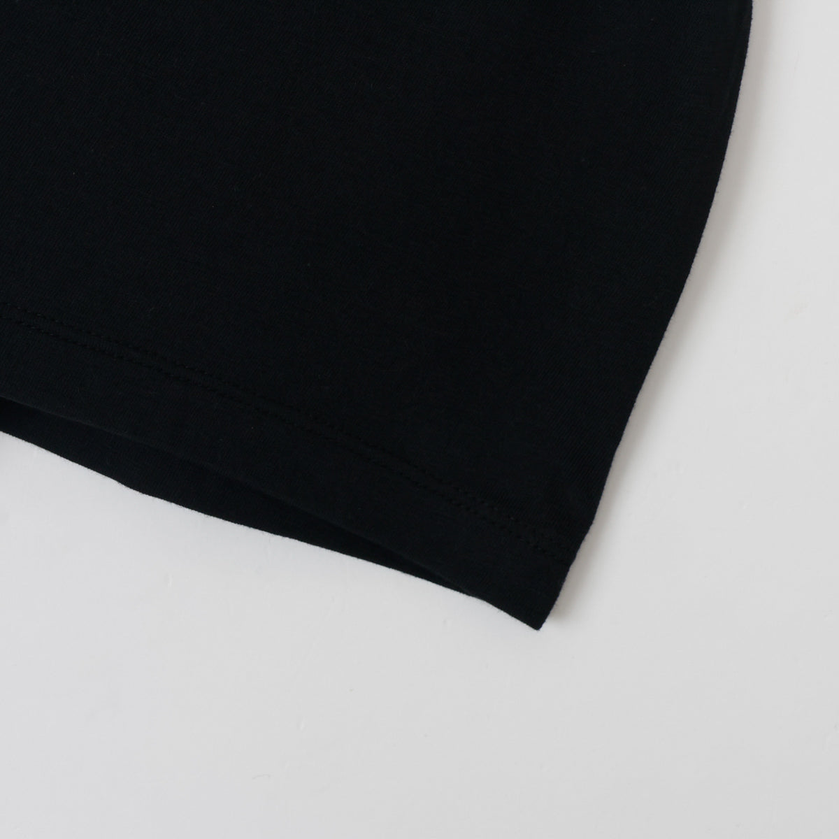 2P クルーネックショートスリーブ・ロングスリーブTシャツby THE DODO JEAN / BLACK