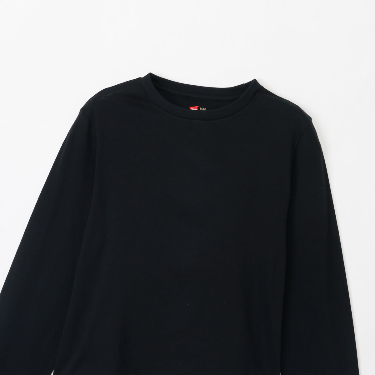 2P クルーネックショートスリーブ・ロングスリーブTシャツby THE DODO JEAN / BLACK