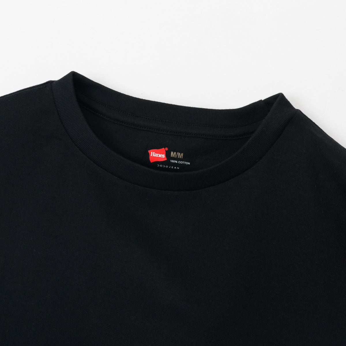 2P クルーネックショートスリーブ・ロングスリーブTシャツby THE DODO JEAN / BLACK