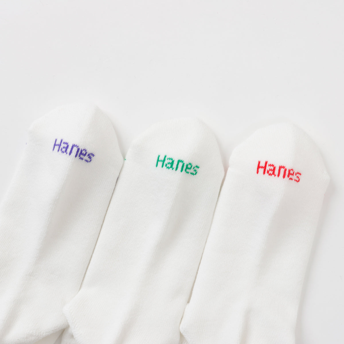 Hanes originalsロークルーソックス 3P by THE DODO JEAN / WHITE