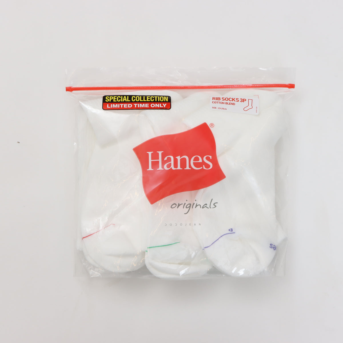 Hanes originals フルレングスソックス3P by THE DODO JEAN / ホワイト