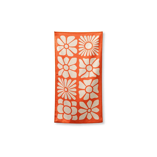 HAND TOWEL-BigFlowers/ExOrange