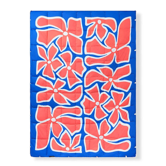 GRAPHENE PUFFER BLANKET -WildFL/STBlueRed