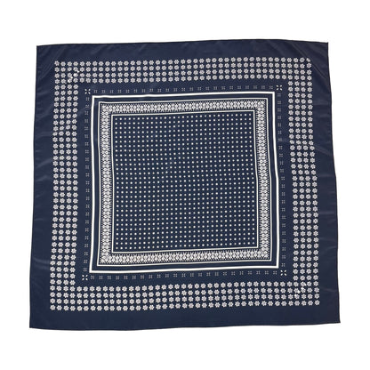 Bandana / NAVY 96cm✖️96cm