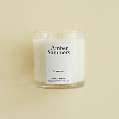 Admisión Fragrance Candle Amber summers