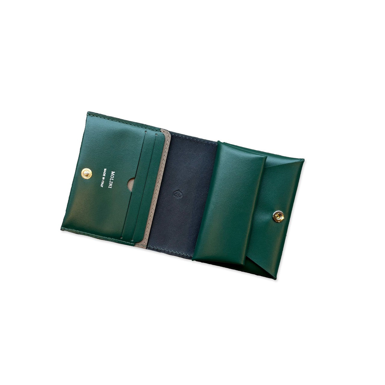 Exclusive Bifold Compact Wallet smooth / NAVY
