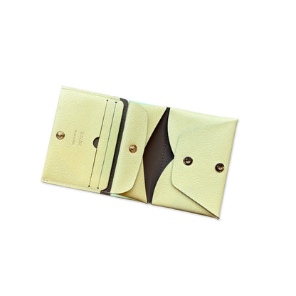 Exclusive Bifold Compact Wallet smooth / AVOCADO