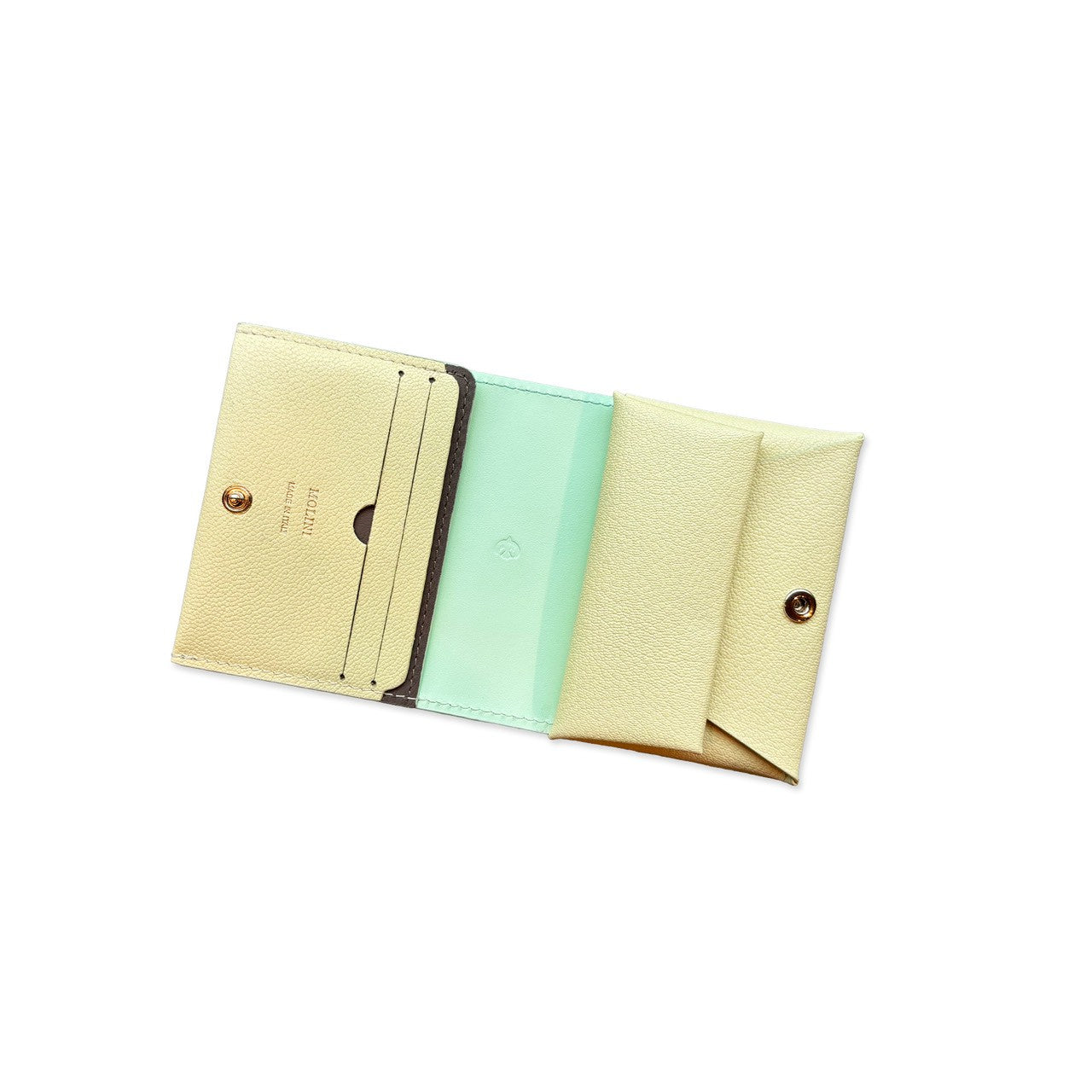 Exclusive Bifold Compact Wallet smooth / AVOCADO