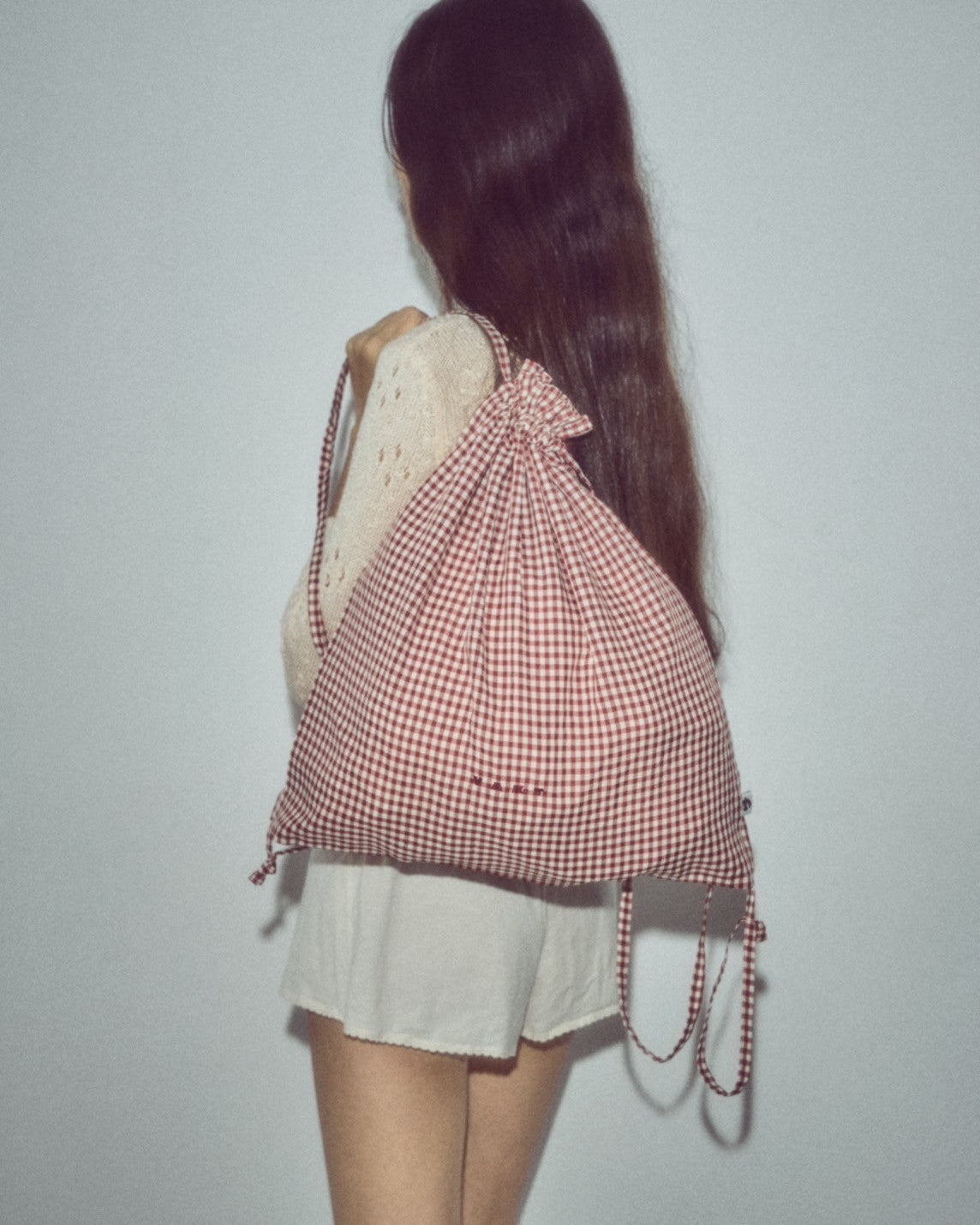 Knapsack / GINGHAM CHECK RED