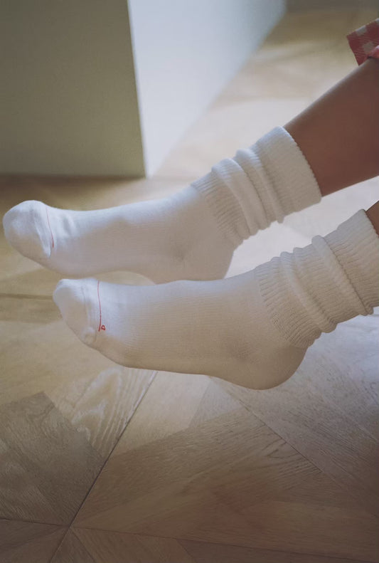 Hanes originals ﾌﾙﾚﾝｸﾞｽｿｯｸｽ3P by THE DODO JEAN / ﾎﾜｲﾄ　