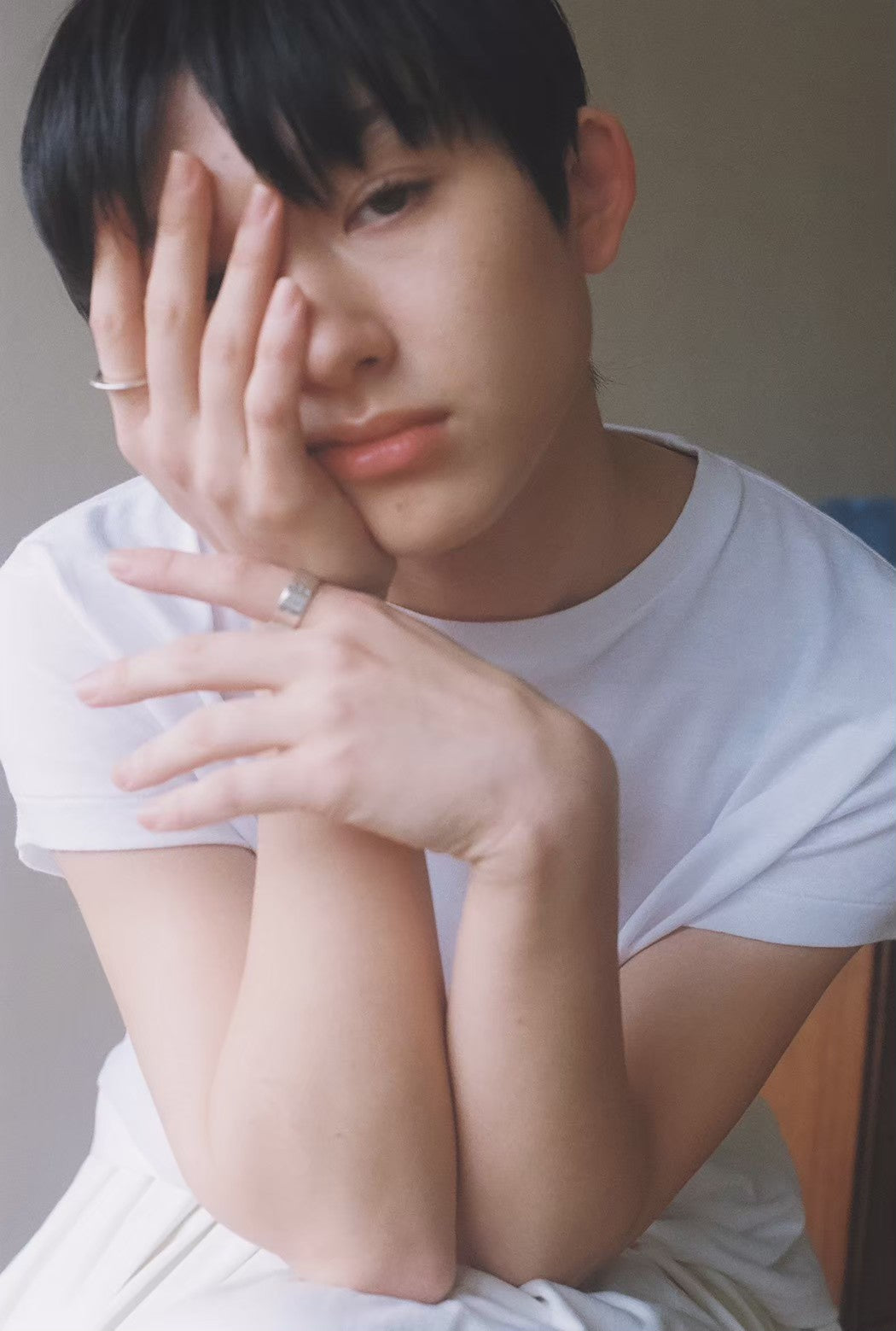 3PクルーネックTシャツ by THE DODO JEAN / ｱｿｰﾄ