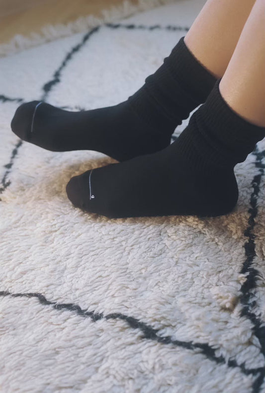 Hanes originals ﾌﾙﾚﾝｸﾞｽｿｯｸｽ3P by THE DODO JEAN / ﾌﾞﾗｯｸ