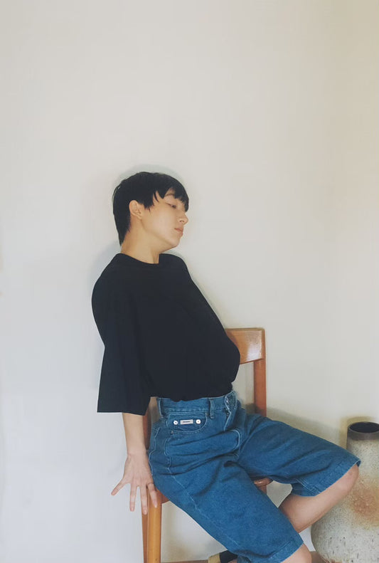 ビッグTシャツ by THE DODO JEAN / ﾌﾞﾗｯｸ