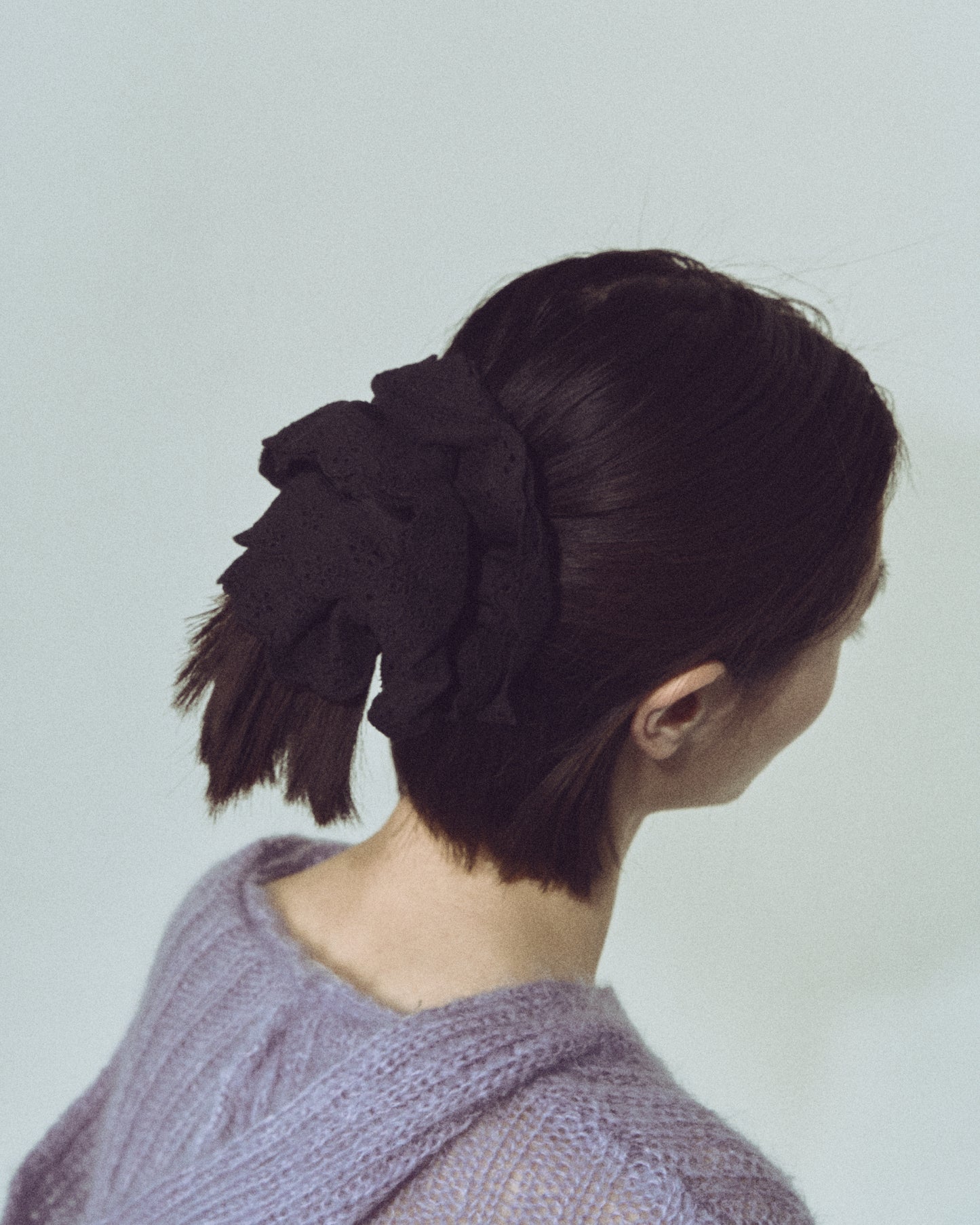 Scrunchie / LACE BLACK