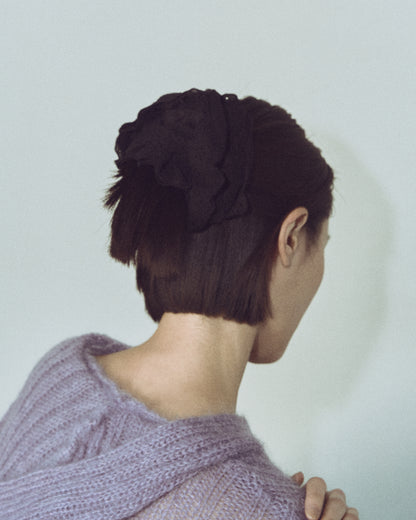 Scrunchie / LACE BLACK