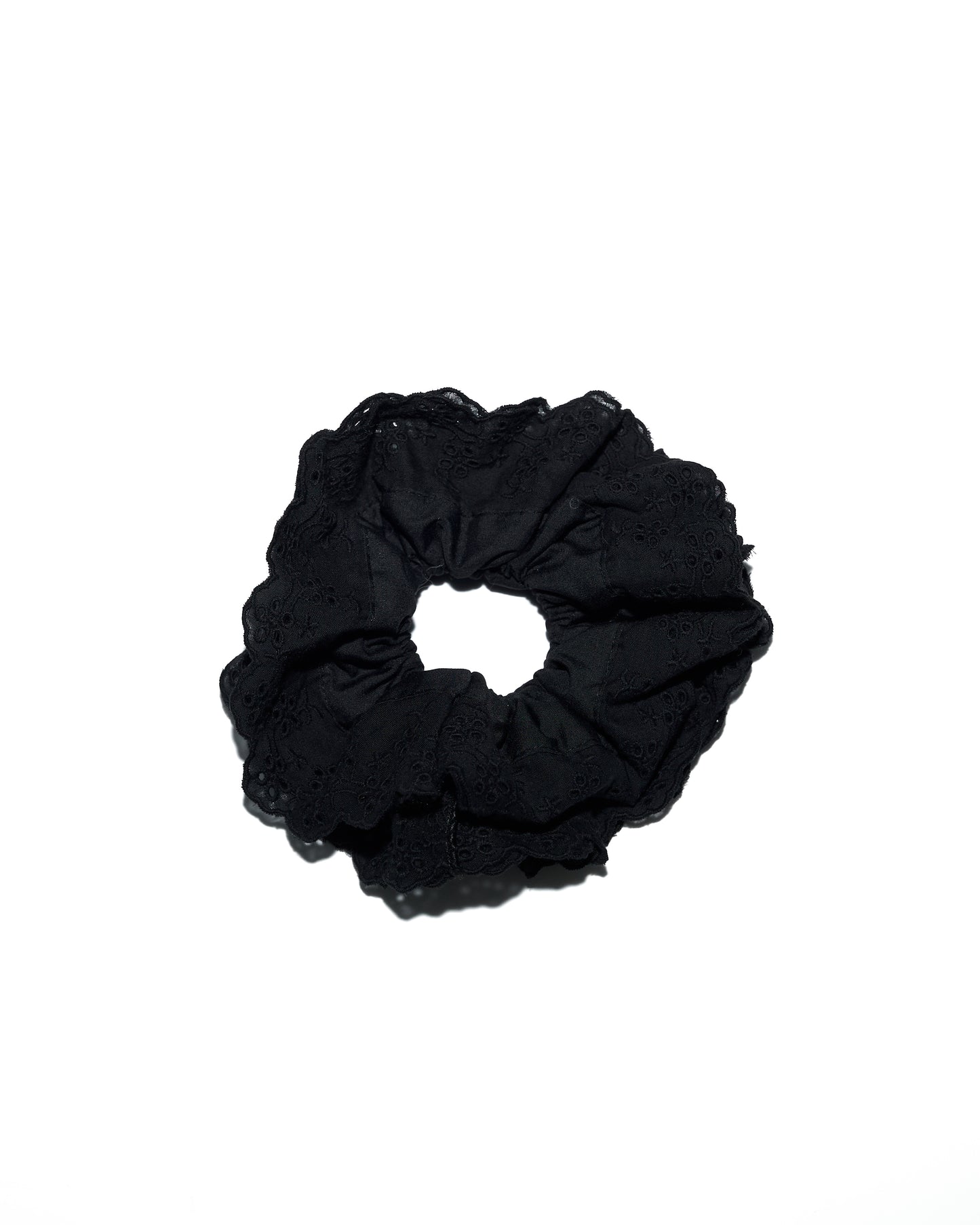 Scrunchie / LACE BLACK