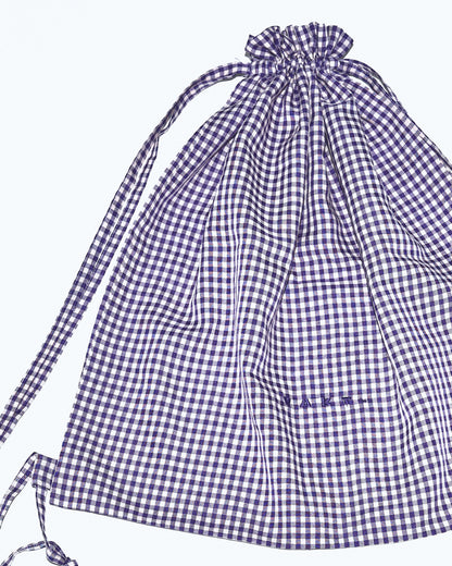 Knapsack / GINGHAM CHECK PURPLE