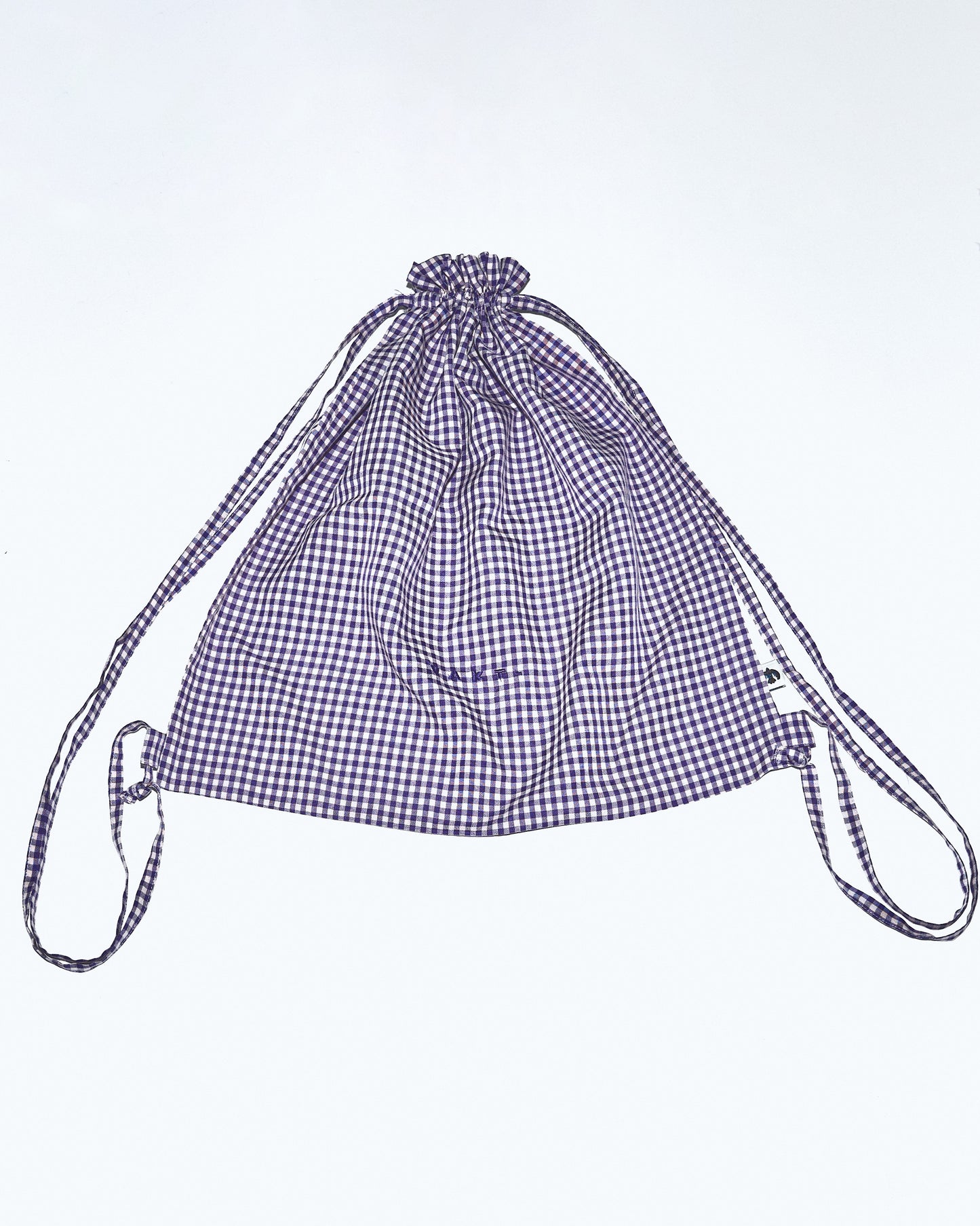 Knapsack / GINGHAM CHECK PURPLE