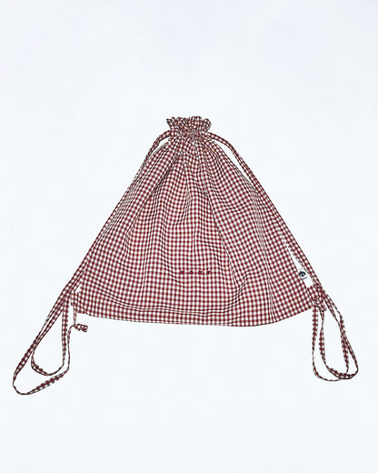 Knapsack / GINGHAM CHECK RED