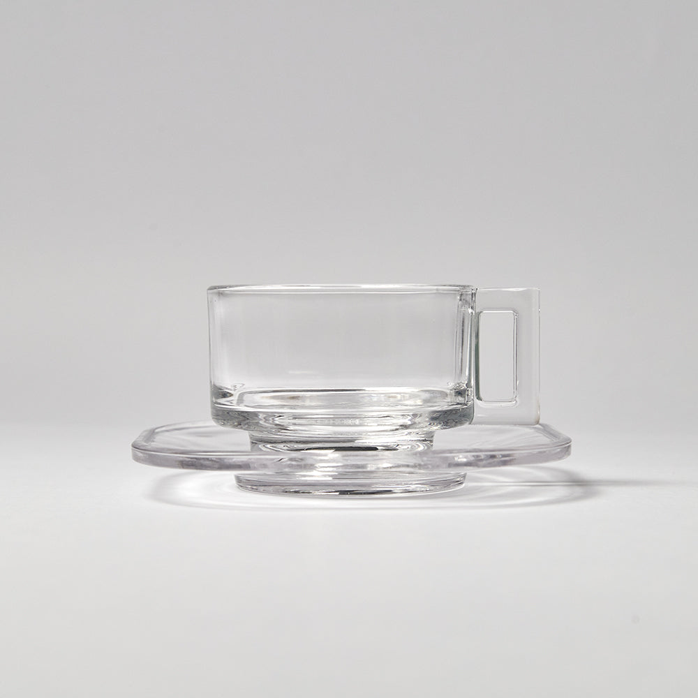 ARNO GLASS Cup & Saucer