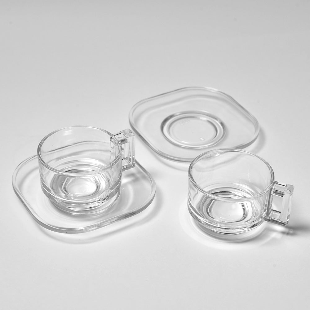 ARNO GLASS Cup & Saucer