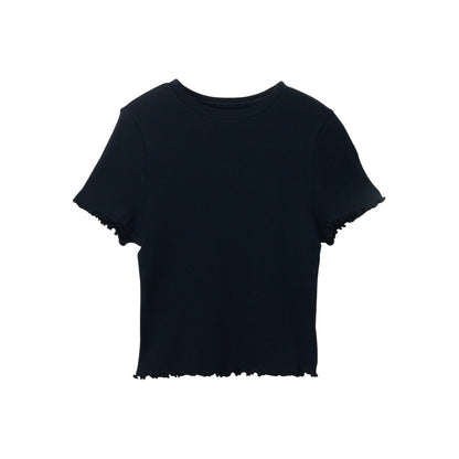 Hanes  originalsクロップTシャツ by  THE DODO  JEAN / BLACK