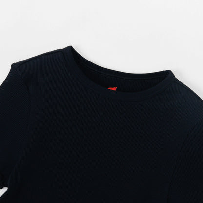 Hanes  originalsクロップTシャツ by  THE DODO  JEAN / BLACK