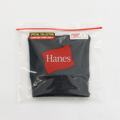 Hanes  originalsクロップTシャツ by  THE DODO  JEAN / BLACK