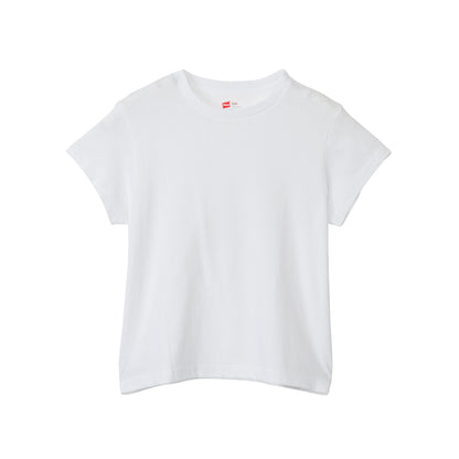 2P クルーネックショートスリーブ・ロングスリーブTシャツby THE DODO JEAN / WHITE