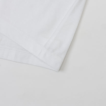 2P クルーネックショートスリーブ・ロングスリーブTシャツby THE DODO JEAN / WHITE