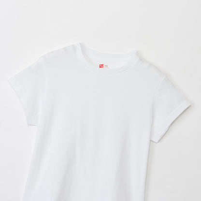 2P クルーネックショートスリーブ・ロングスリーブTシャツby THE DODO JEAN / WHITE