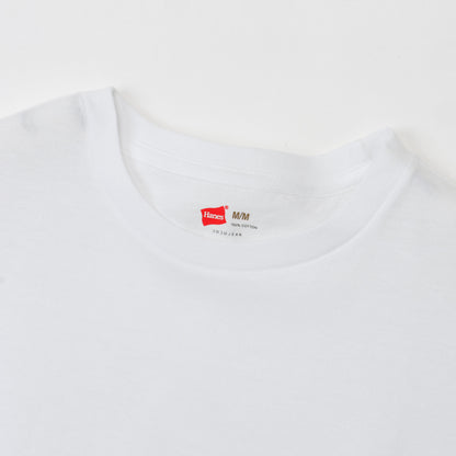 2P クルーネックショートスリーブ・ロングスリーブTシャツby THE DODO JEAN / WHITE
