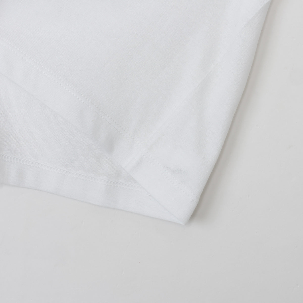 2P クルーネックショートスリーブ・ロングスリーブTシャツby THE DODO JEAN / WHITE