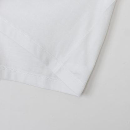 2P クルーネックショートスリーブ・ロングスリーブTシャツby THE DODO JEAN / WHITE
