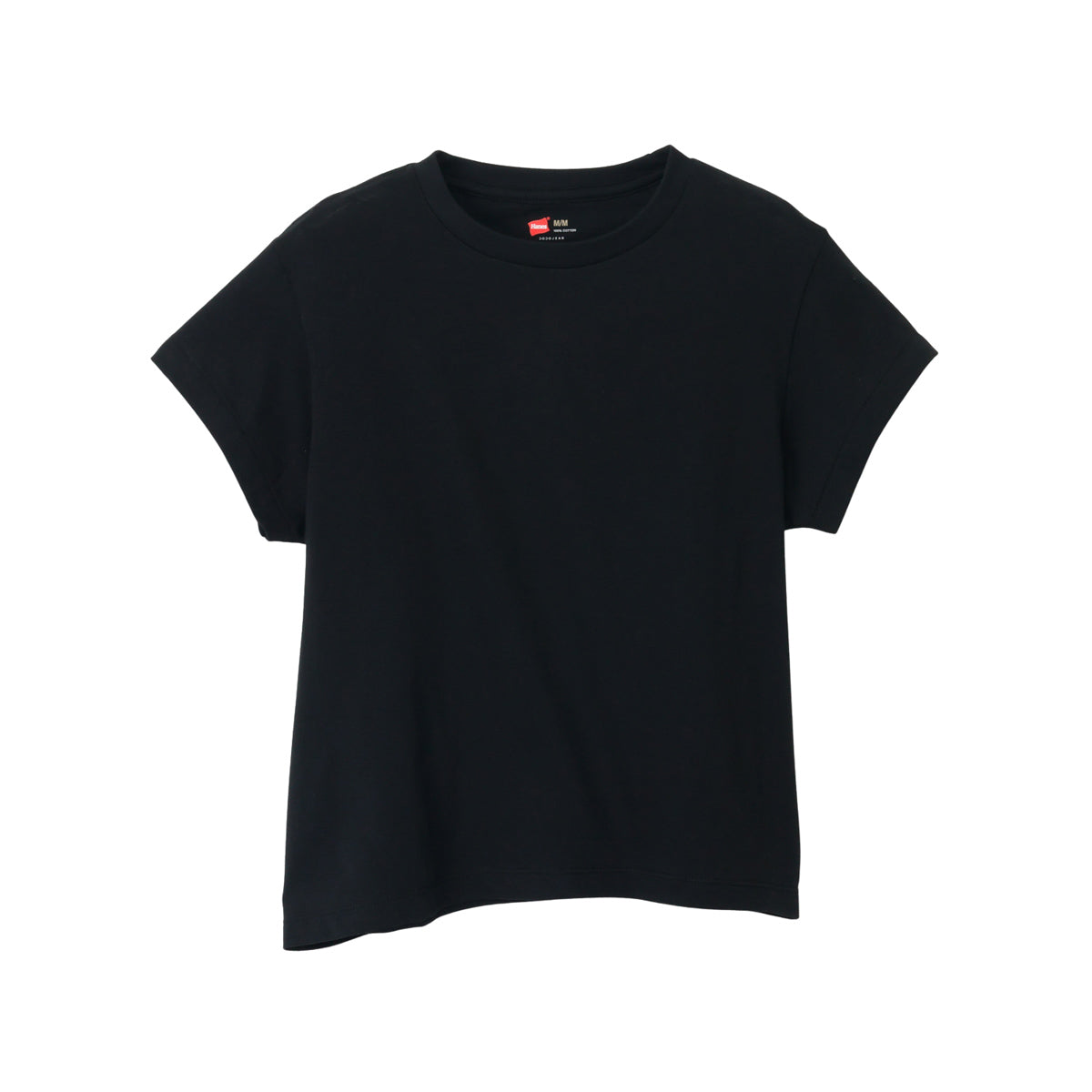 2P クルーネックショートスリーブ・ロングスリーブTシャツby THE DODO JEAN / BLACK
