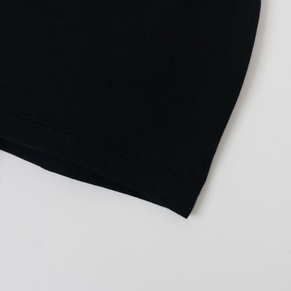 2P クルーネックショートスリーブ・ロングスリーブTシャツby THE DODO JEAN / BLACK