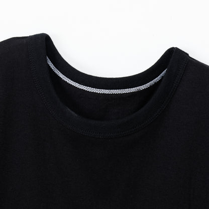 3PリバーシブルクルーネックTシャツ by THE DODO JEAN / ﾌﾞﾗｯｸ